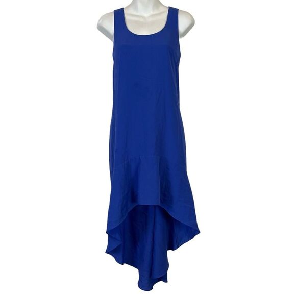 BCBGeneration BCBG Fairy High Low Blue LAPIS Sleeveless Flowy Dress NWT sz XS - Picture 1 of 15